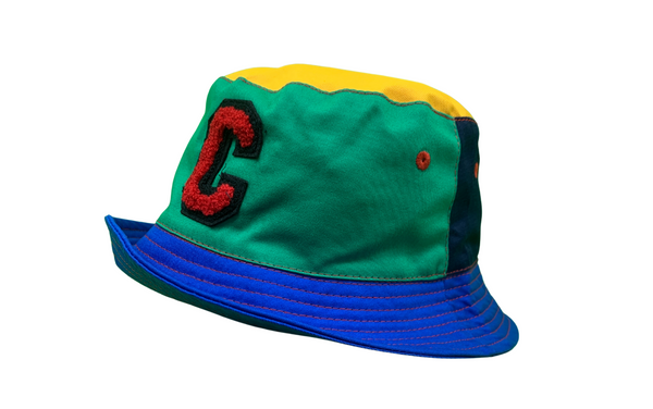4 colors block "C" Hat