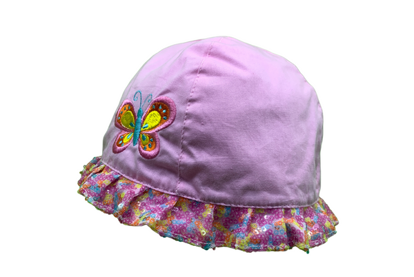 Cotton "Butterfly" Pink hat