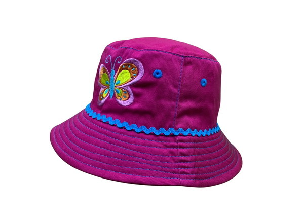 Hot Pink "Butterfly" Sun Hat