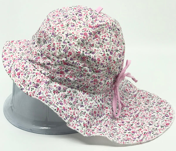 Floral Duck Tail Hat