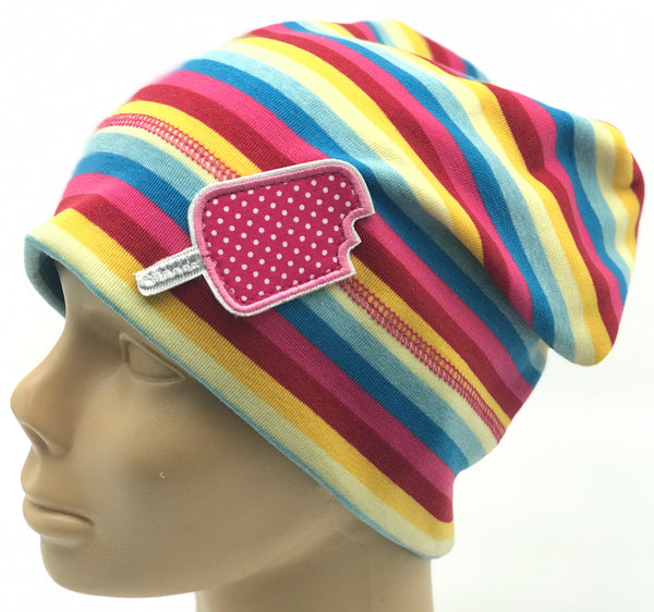 Striped Popsicle Beanie