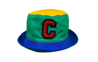 4 colors block "C" Hat