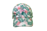 Forest print "Flamingo" pink Cap