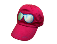 "Sunglasses" Cap - Turq, Fuchsia, Pink