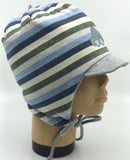 Boys Striped Winter Cap