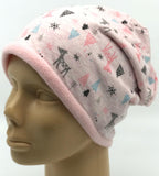 Pink Girls Winter Themed Hat