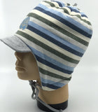 Boys Striped Winter Cap
