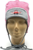 Girls Striped Winter Cap