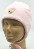 Pink Fur Bear Winter Hat