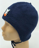 Navy Fur Tiger Winter Hat