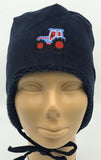Navy Corduroy Truck Winter Hat