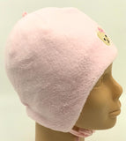 Pink Fur Bear Winter Hat