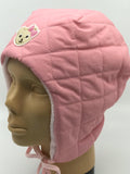 Pink Quilted Winter Hat