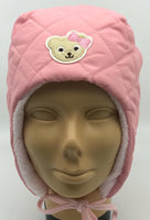 Pink Quilted Winter Hat