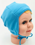 Baby interlock jersey cap