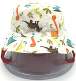 Orange Dinosaur Reversible Hat