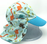 Turquoise Dinosaur Legionnaire Cap