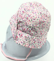 Floral Print Hat with Earflaps