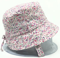 Floral Print Girls' Hat