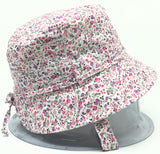 Floral Print Girls' Hat