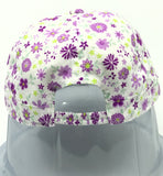 Purple Flower Cap