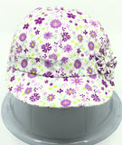 Purple Flower Cap