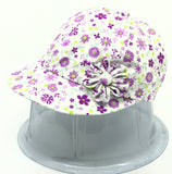 Purple Flower Cap