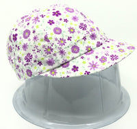 Purple Flower Cap