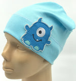 Sky Blue Monster Beanie